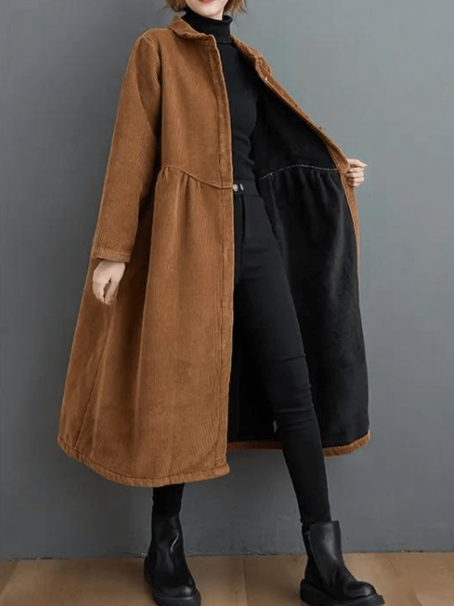 Dam Löst Corduroy Trenchcoat