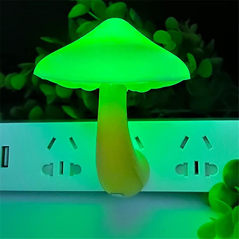 MushroomGlow - nattlampa med instickskontakt