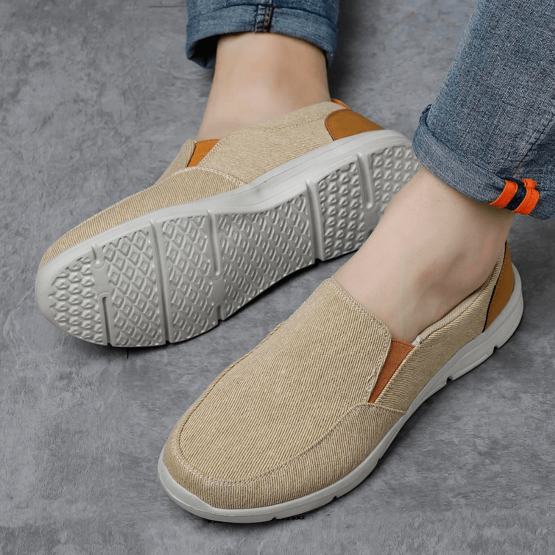 Slip-on fritidsskor för män