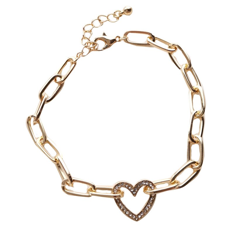 Paperclip Heart Bracelet