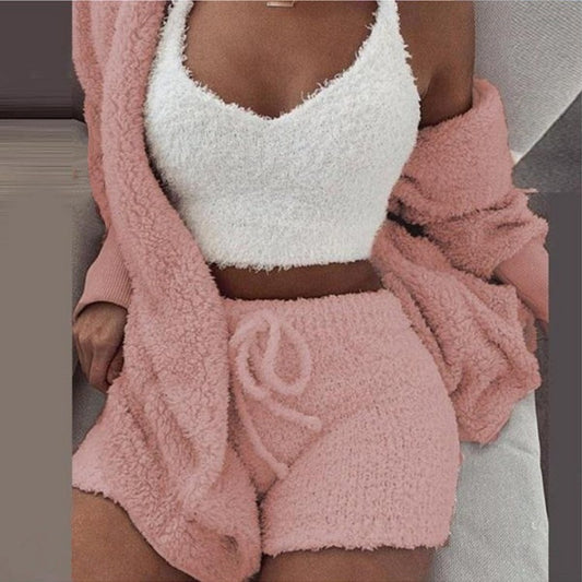 Ladies Fleece Loungewear Set