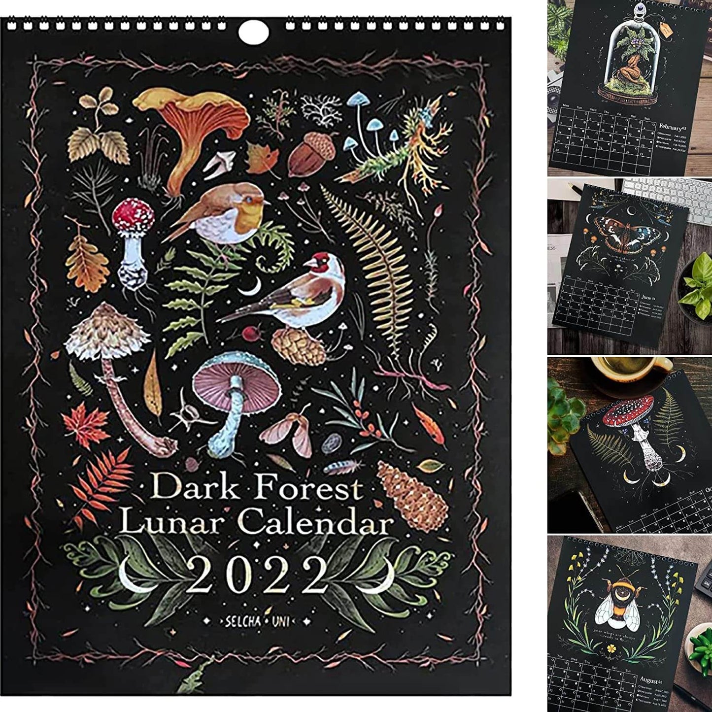 2022 Dark Forest Månkalender